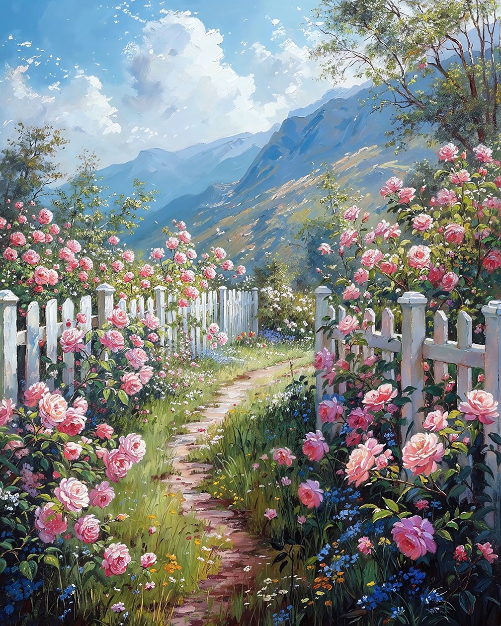 Schöne Landschaft auf dem Land von F. Abderrahim