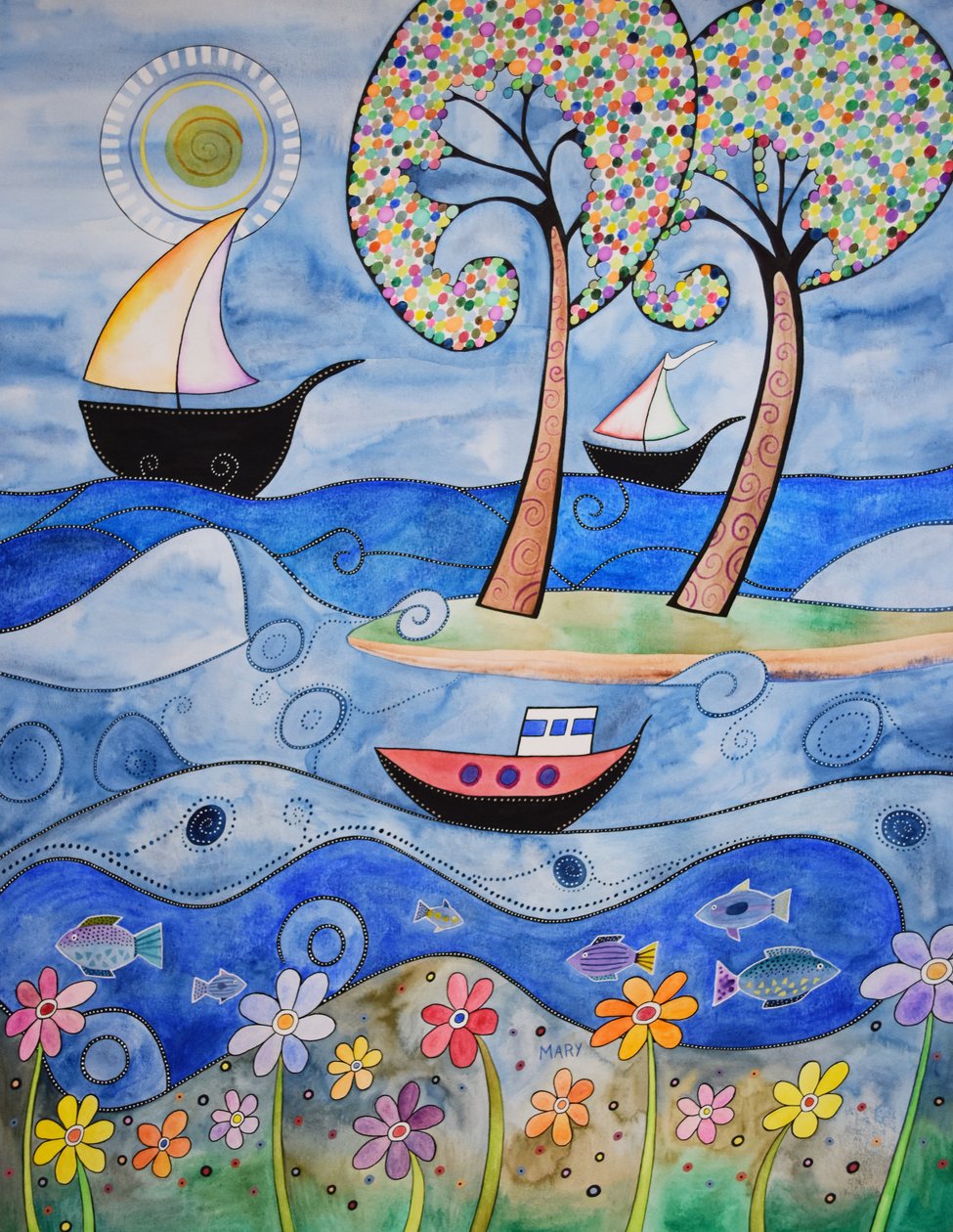 am Meer von Marys Watercolors