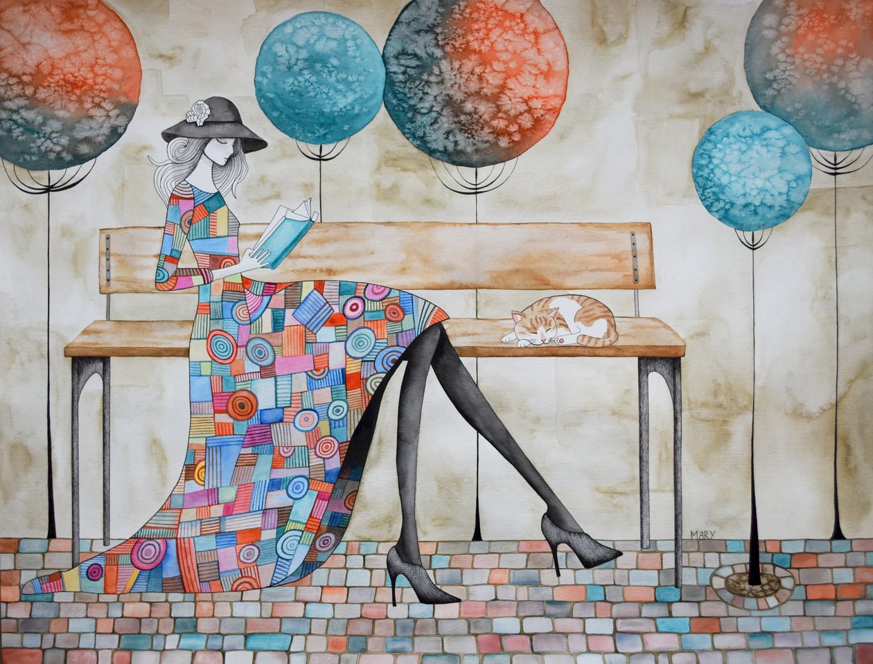 Ihr wunderschönes Kleid von Marys Watercolors