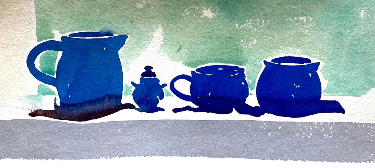 Vier Blues von Simon Fletcher