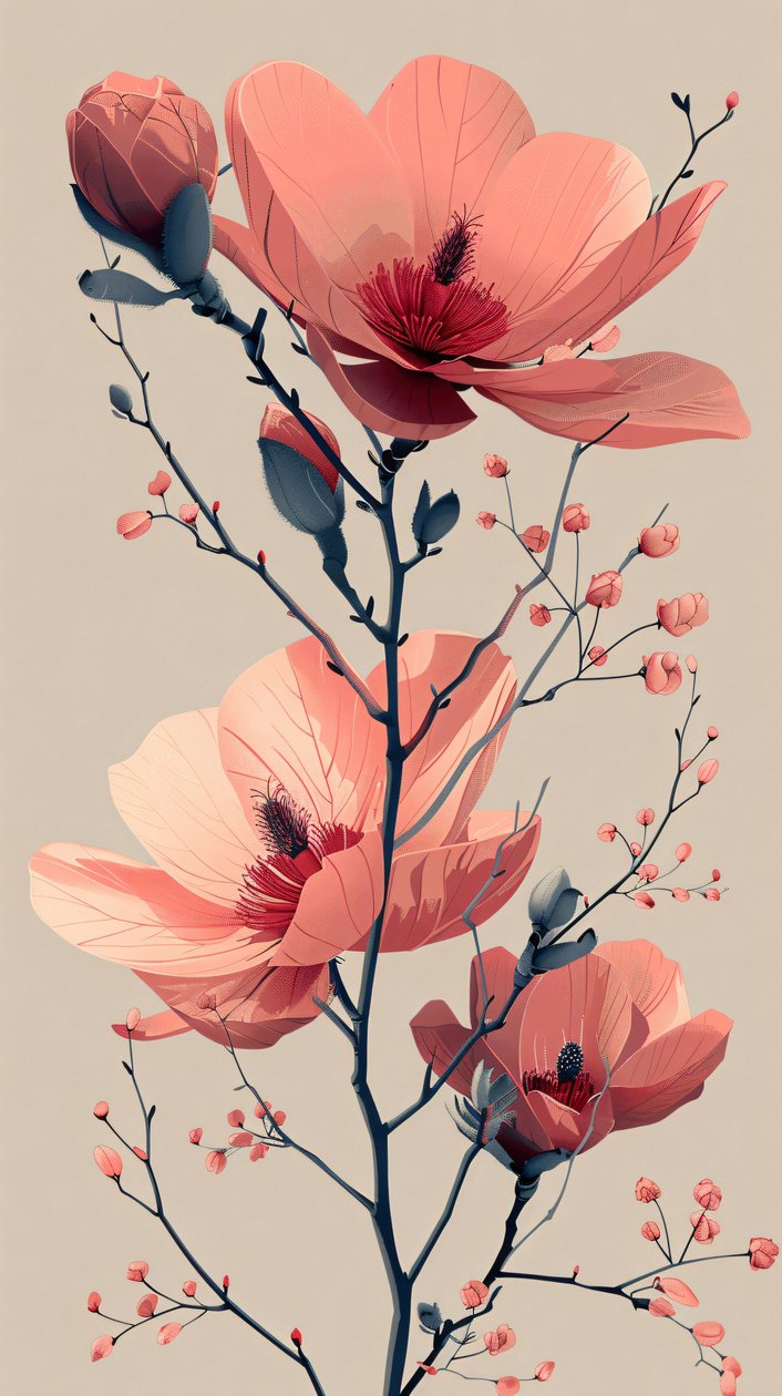 Weiße rosa Rosen auf weißem Hintergrund, Rahmen Wanddekor Drucke von F. Abderrahim