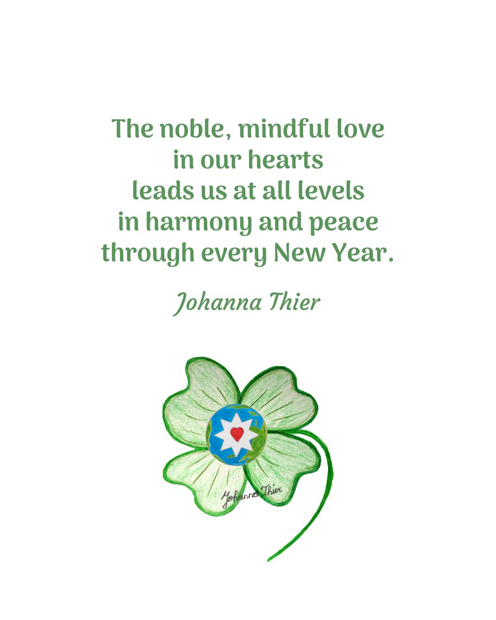 A Lucky Charm for all Humans of this World - Version 1 von Johanna Thier