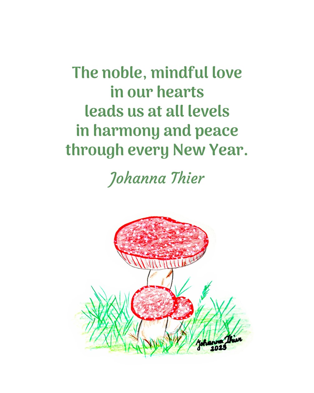 A Lucky Charm for all Humans of this World - Version 2 von Johanna Thier
