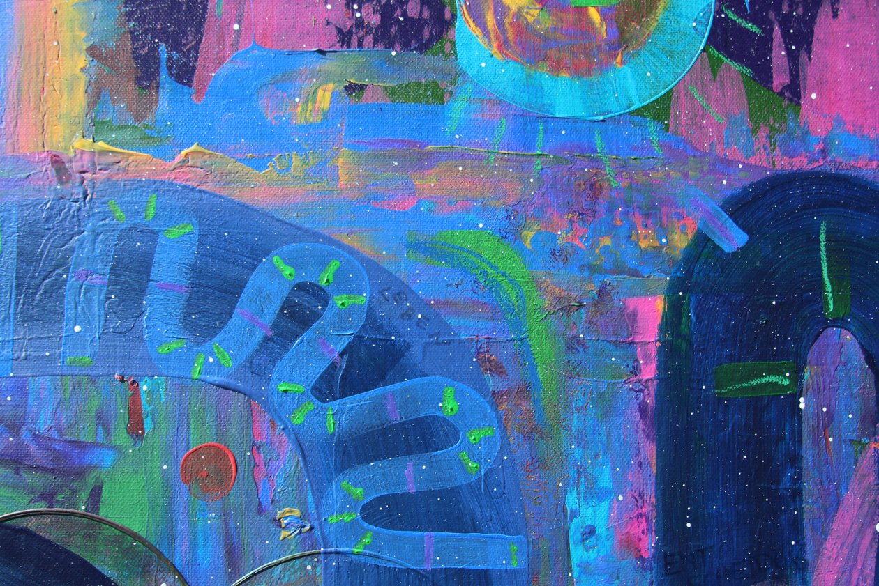 Weg des Bewusstseins Detail von Emilie Csapo Ertl