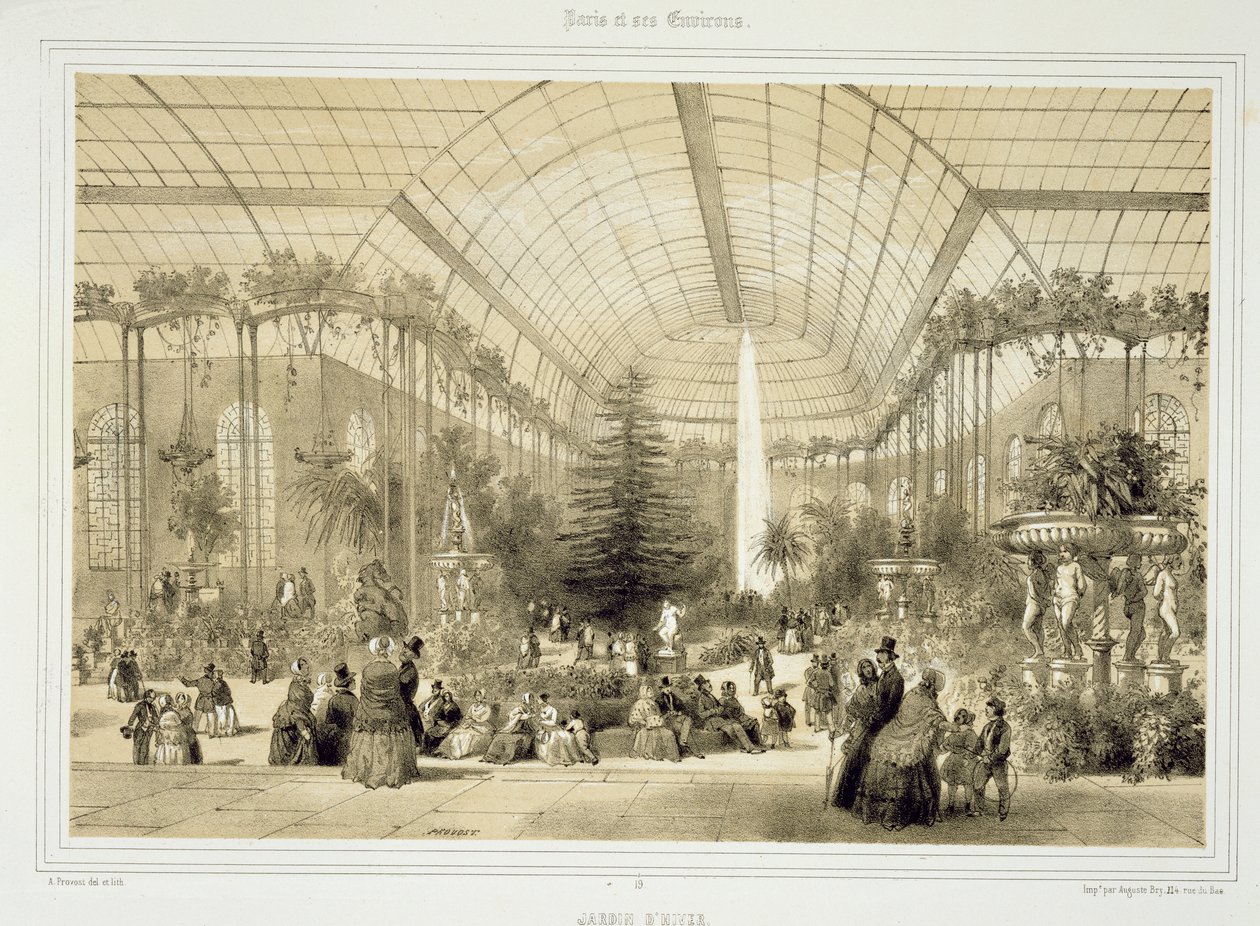 Der Wintergarten, veröffentlicht von Auguste Bry von A Provost