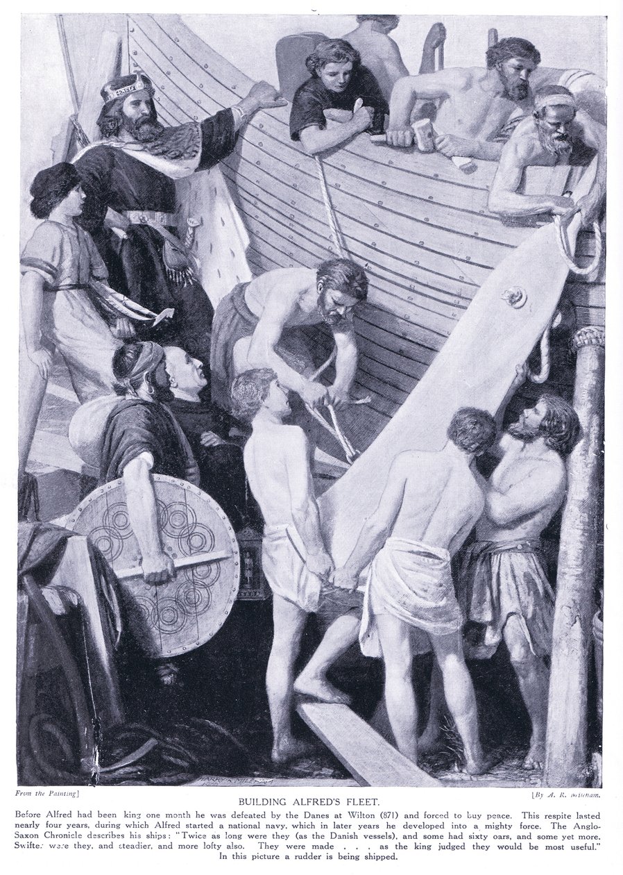 Bau von Alfreds Flotte, 1920er Jahre von A.R. Mileham