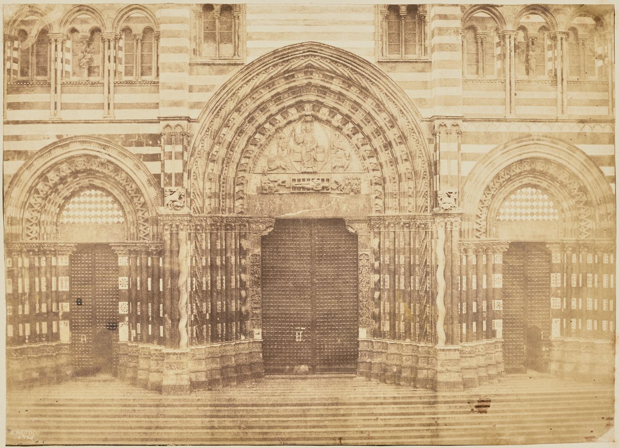 [Kathedralentüren in Genua] von A. Bardou