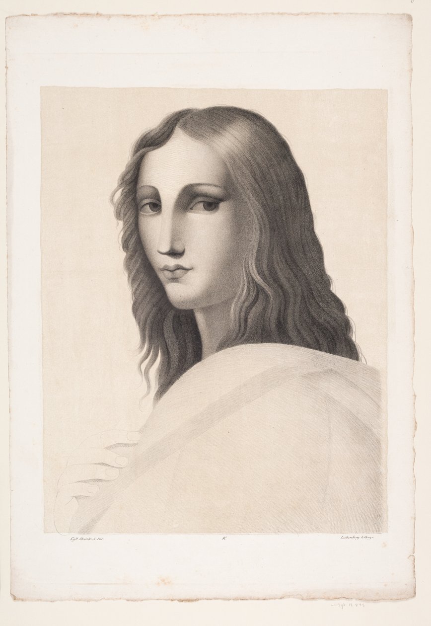 Jünglingsfigur aus Raphaels "Schule von Athen" von A. Lilienberg