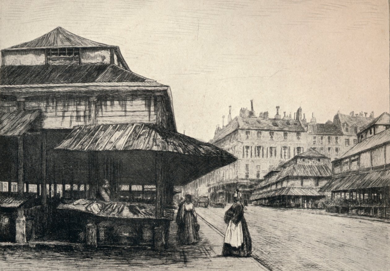 Der Marché St Honore, 1915 von A. P. Martial