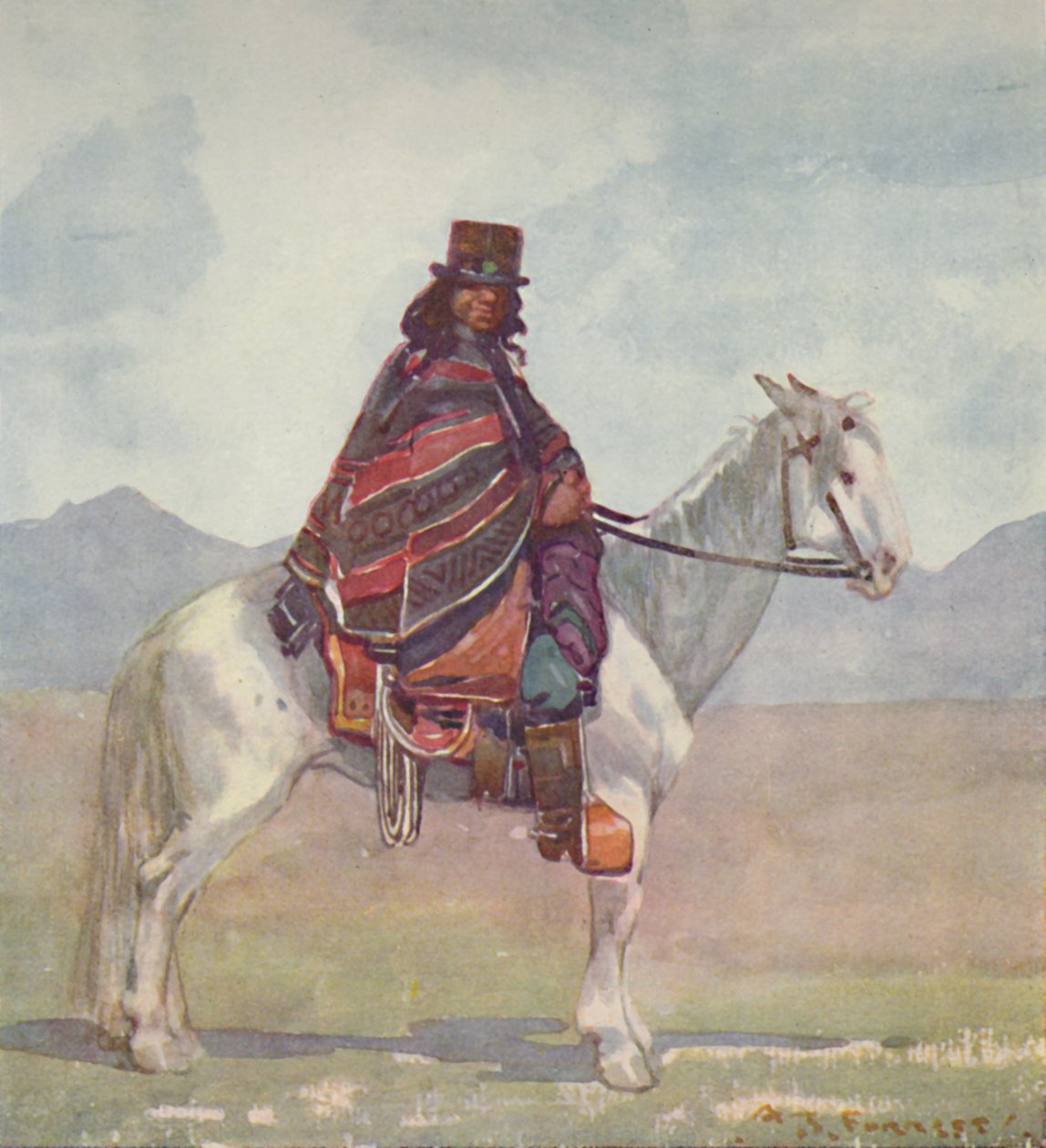 Ein Araukanischer Indianer, 1916 von A. S. Forrest