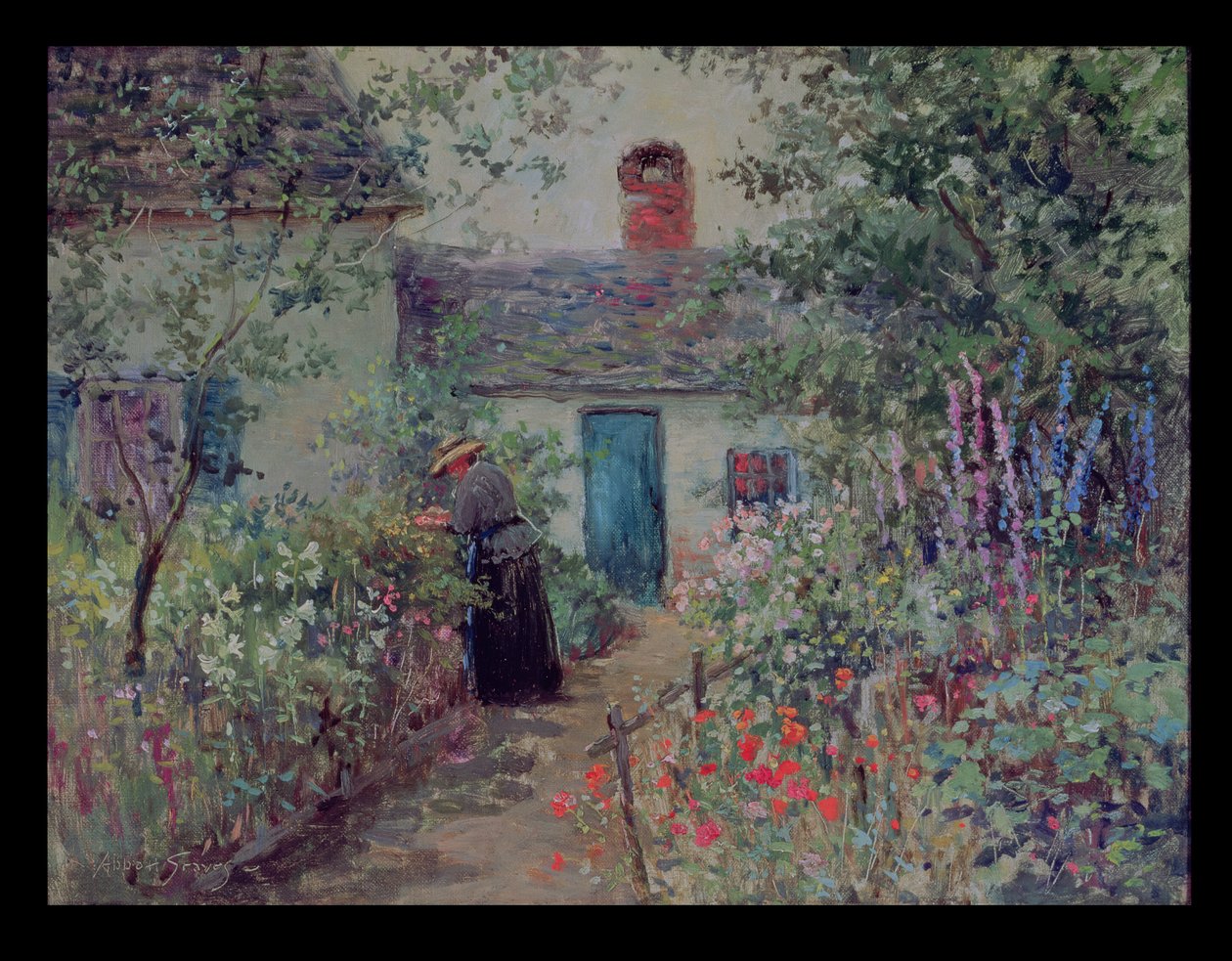 Der Blumengarten, ca. 1900 von Abbott Fuller Graves