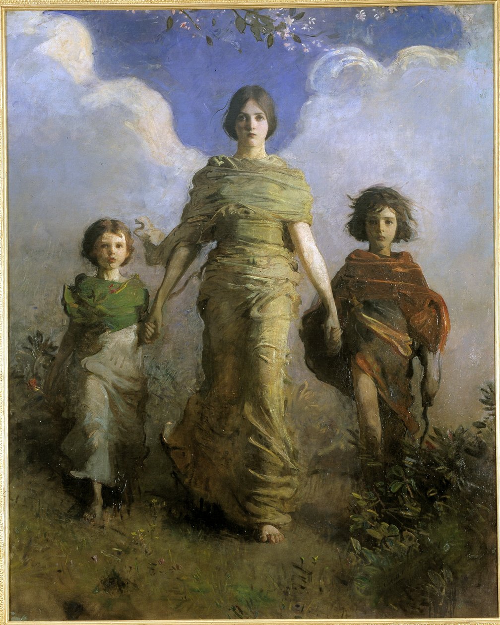 Eine Jungfrau von Abbott Handerson Thayer