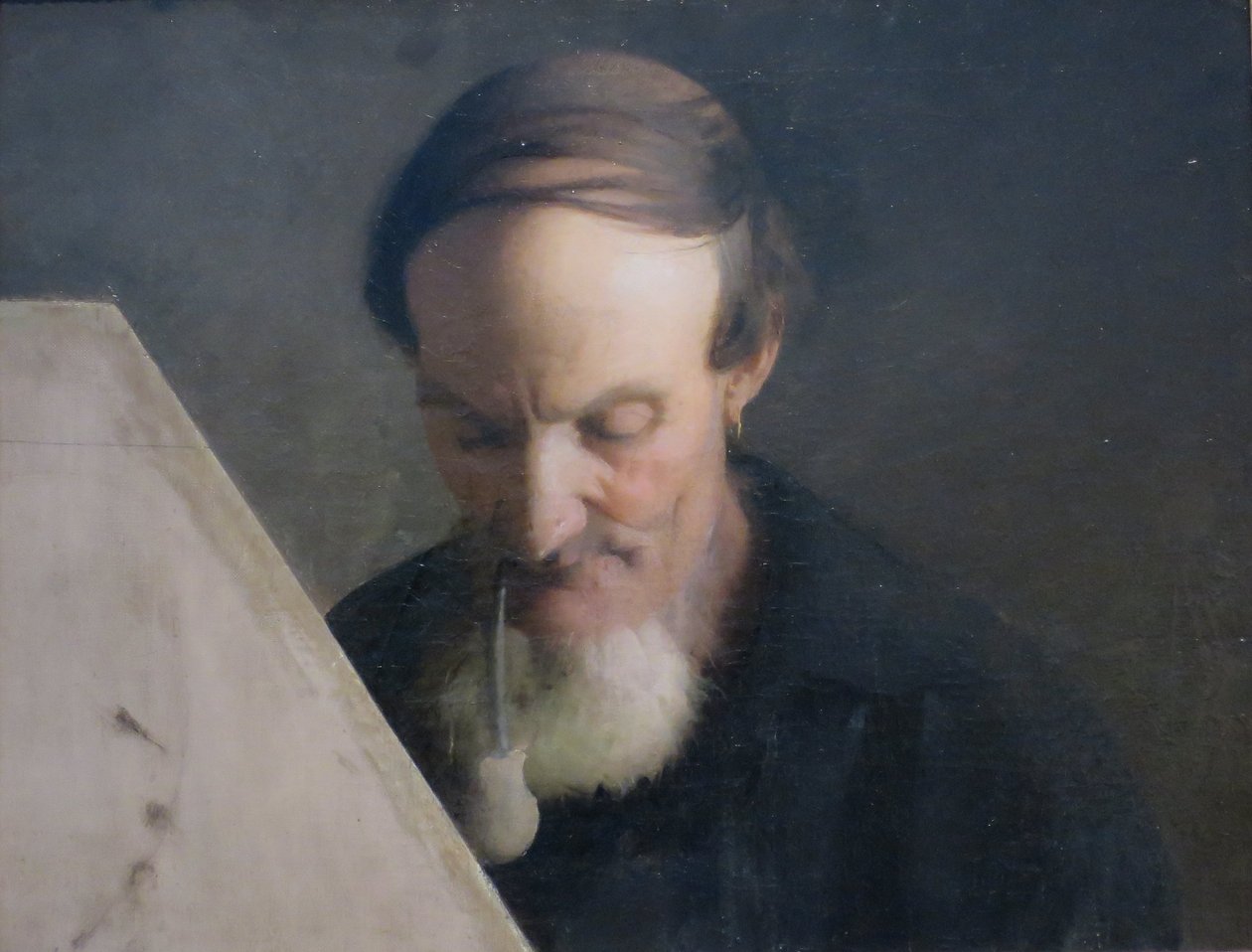 Fischer, der Netze flickt von Abbott Handerson Thayer