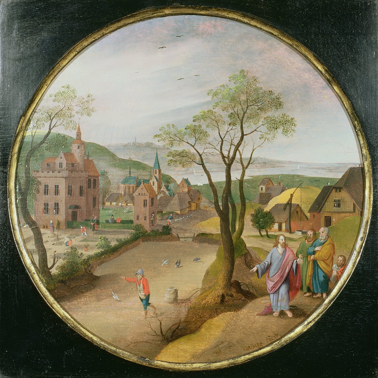 Das Gleichnis vom Sämann (April oder September) von Abel Grimer