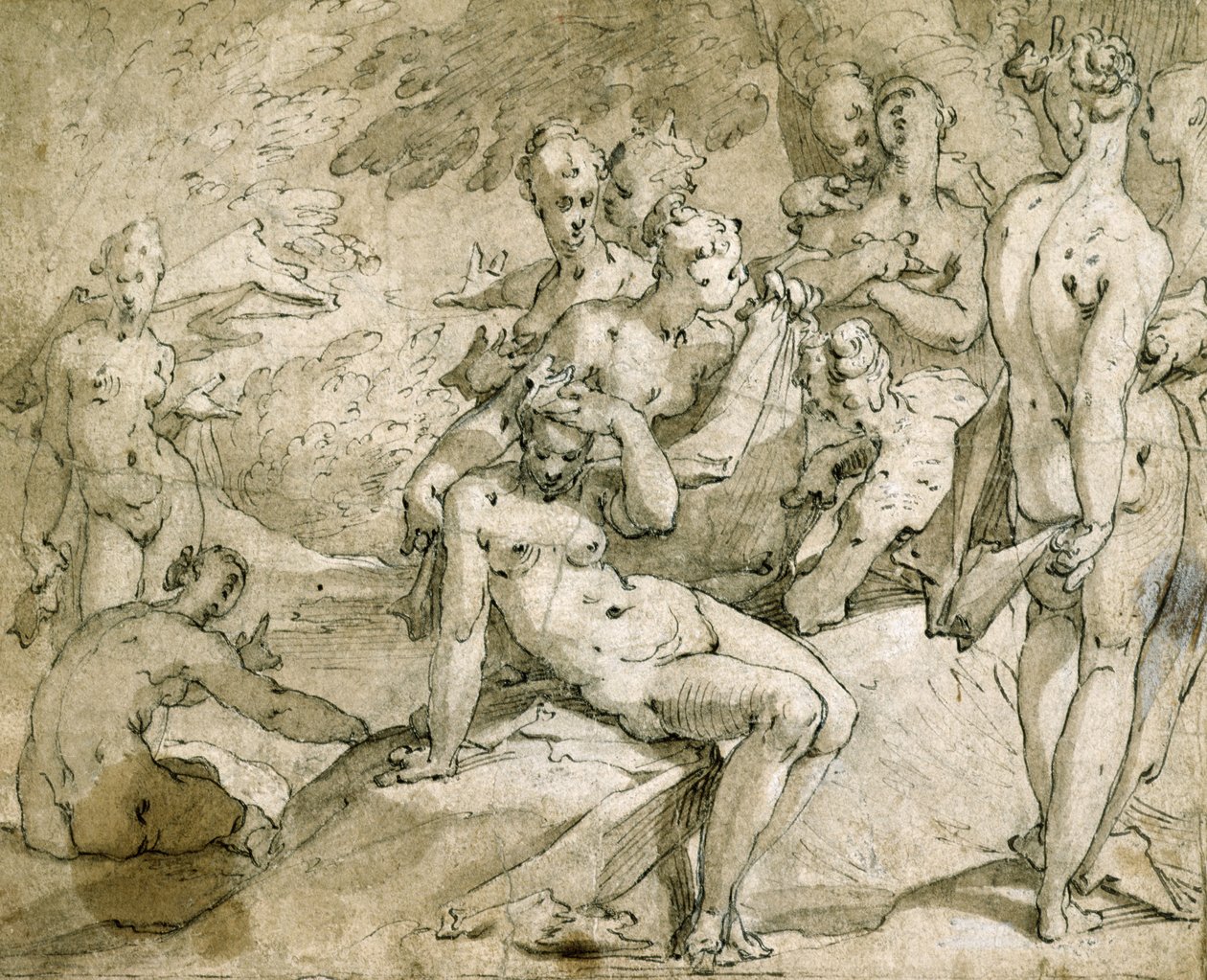 Diana und Kallisto, ca. 1595 von Abraham Bloemaert
