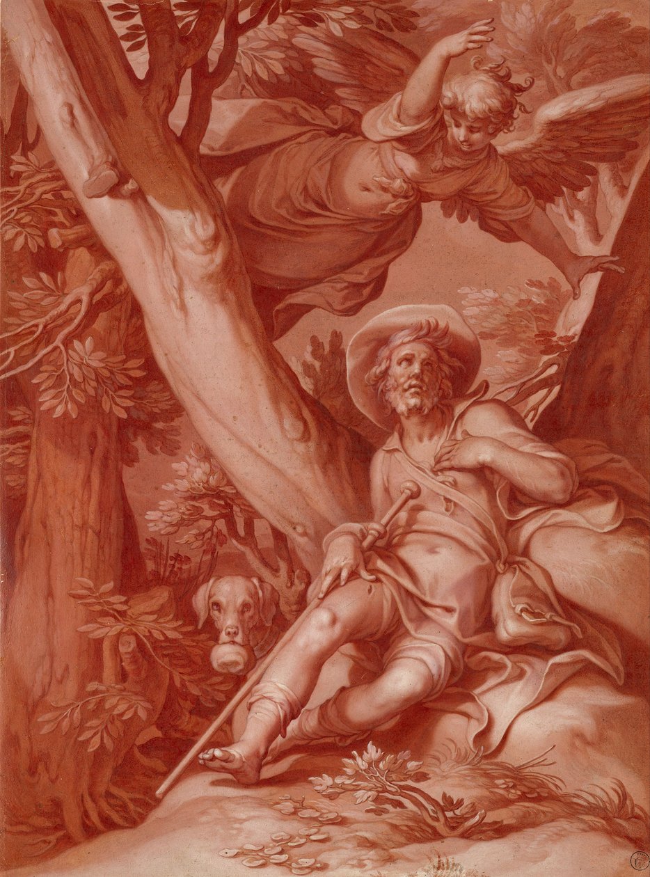 Heiliger Rochus von Abraham Bloemaert