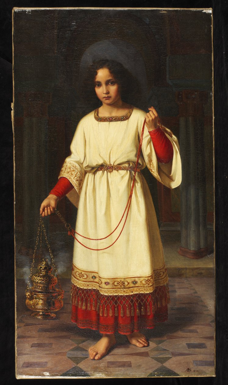 Ein Messdiener, 1842 von Abraham Solomon