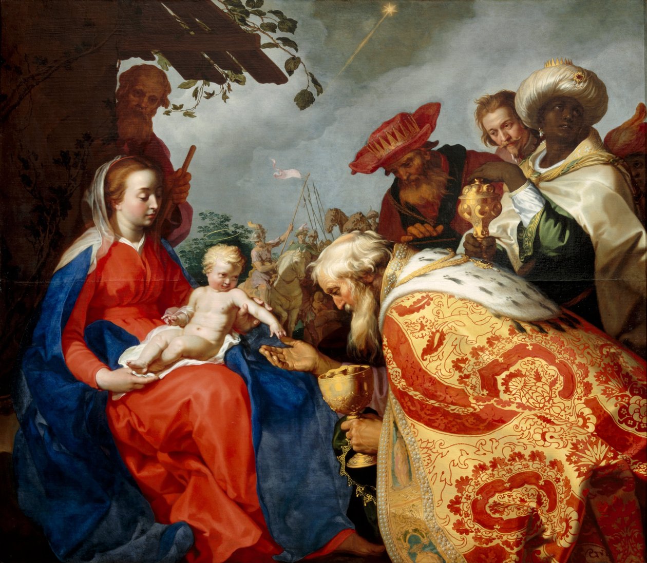 Anbetung der Könige von Abraham Bloemaert