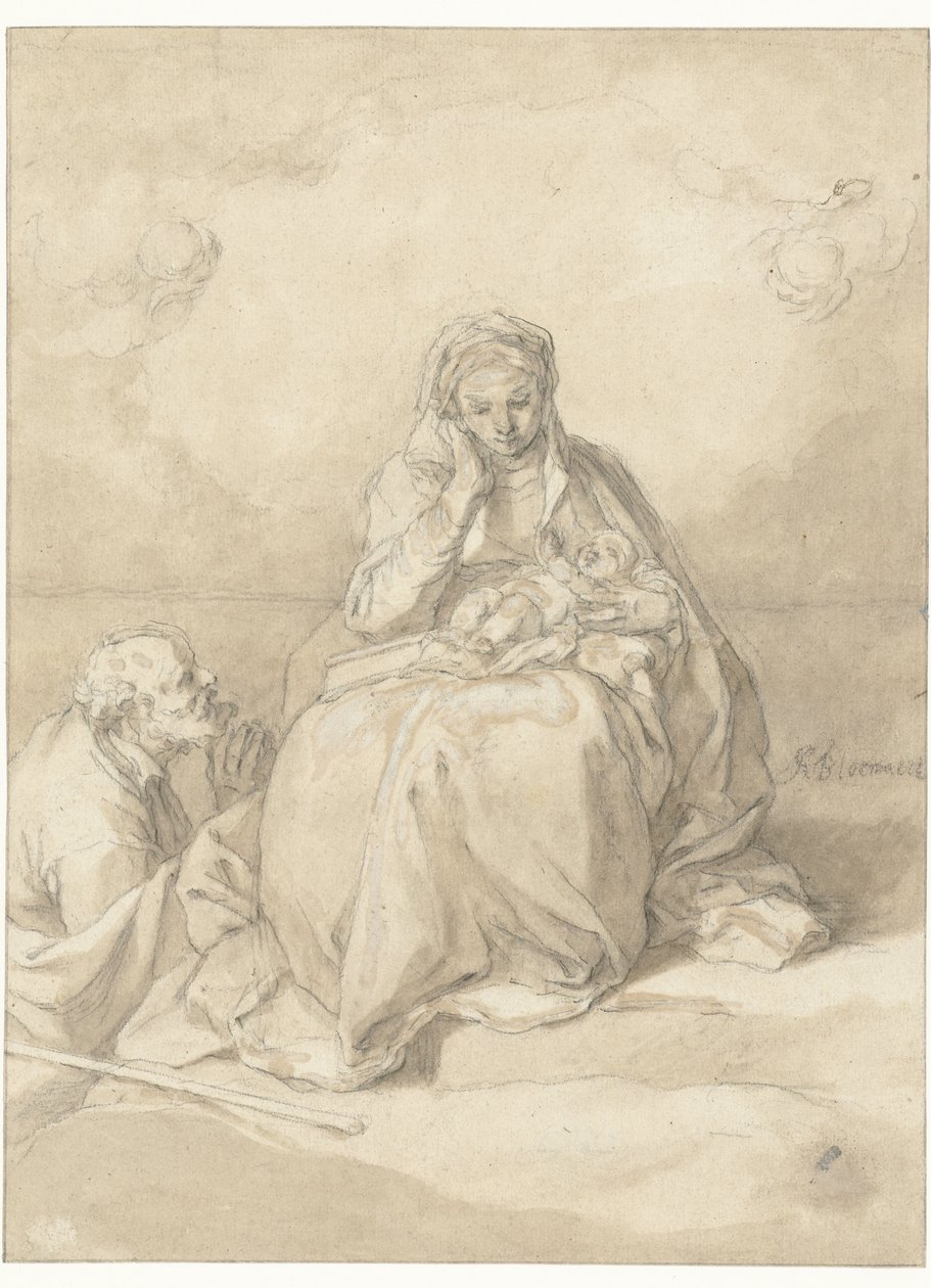 Die Heilige Familie von Abraham Bloemaert