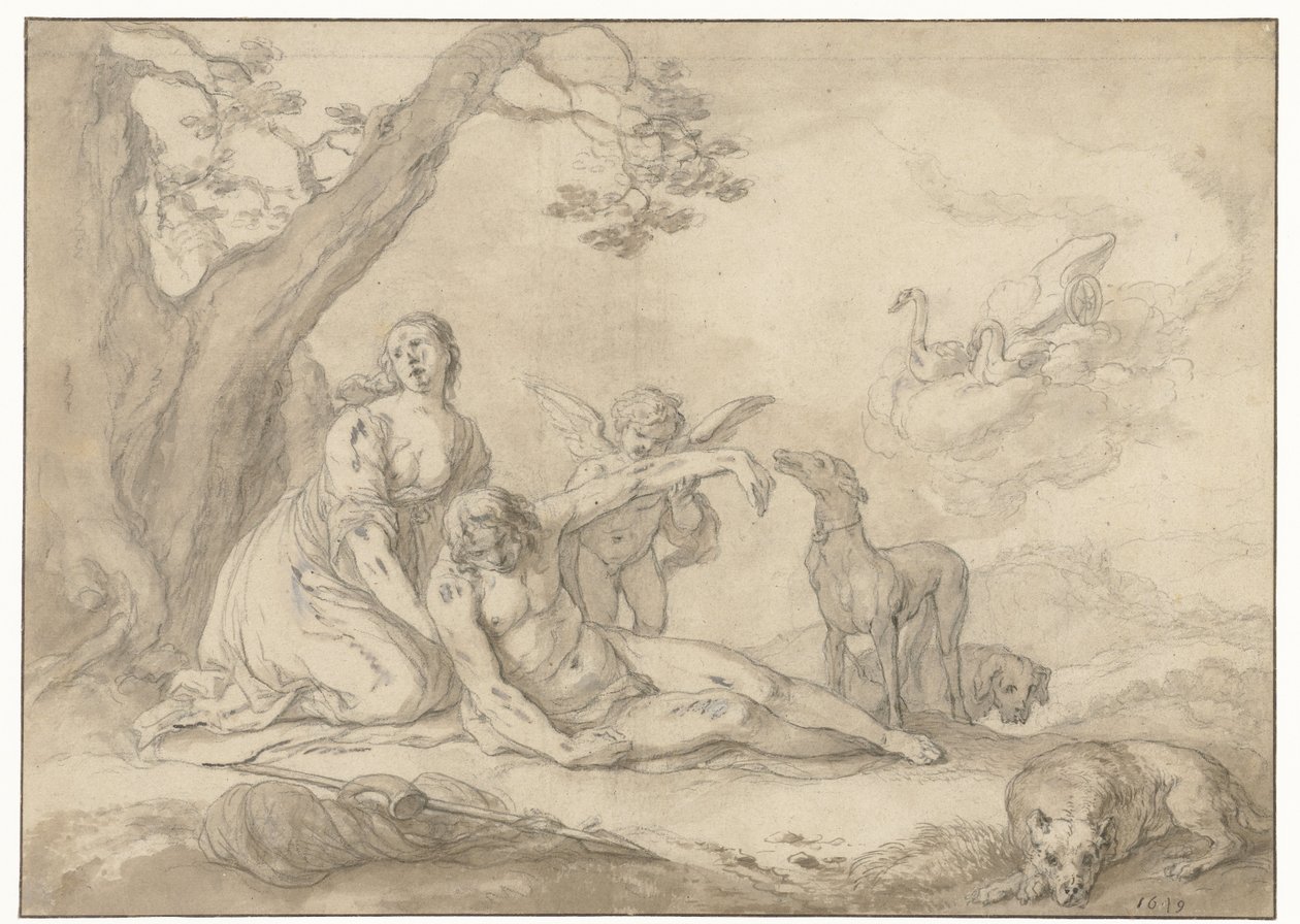 Diana und Endymion von Abraham Bloemaert