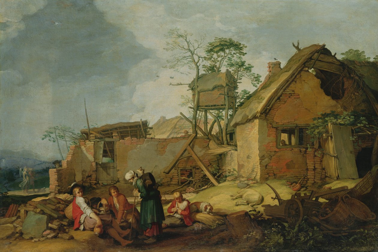 Landschaft mit Bauernhof, 1629 von Abraham Bloemaert