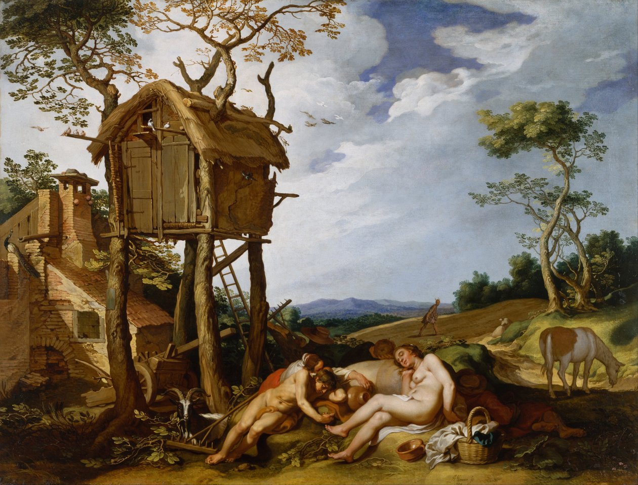 Gleichnis vom Unkraut unter dem Weizen von Abraham Bloemaert
