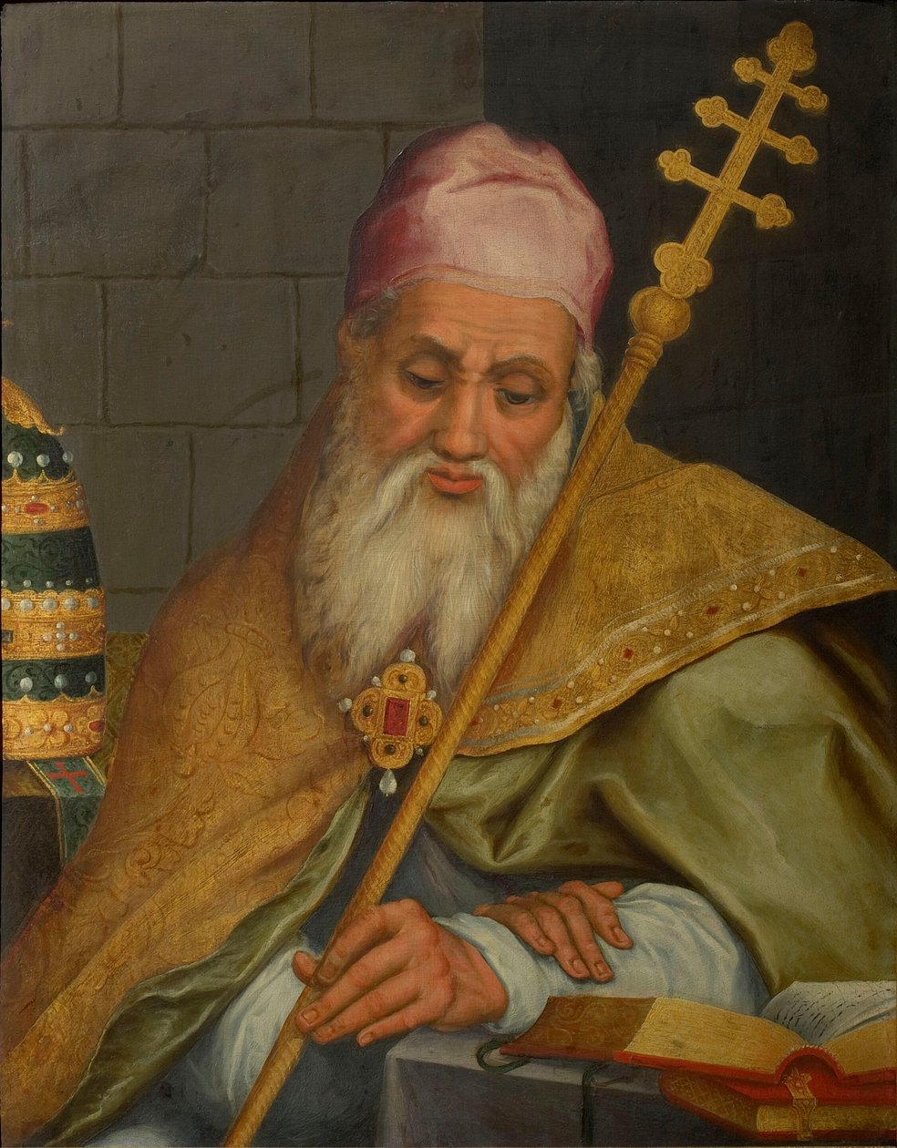 Heiliger Gregor der Große von Abraham Bloemaert