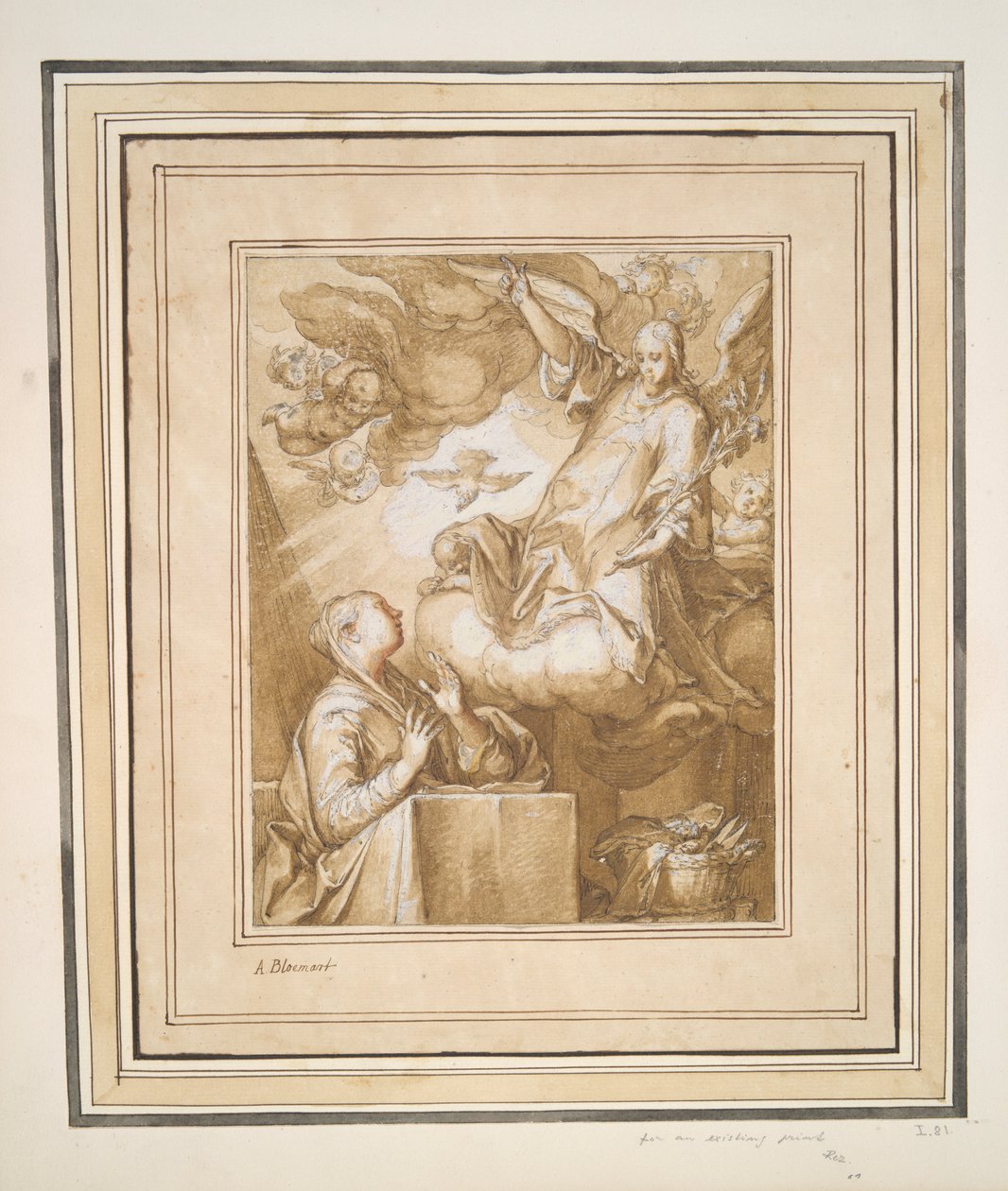Die Verkündigung von Abraham Bloemaert