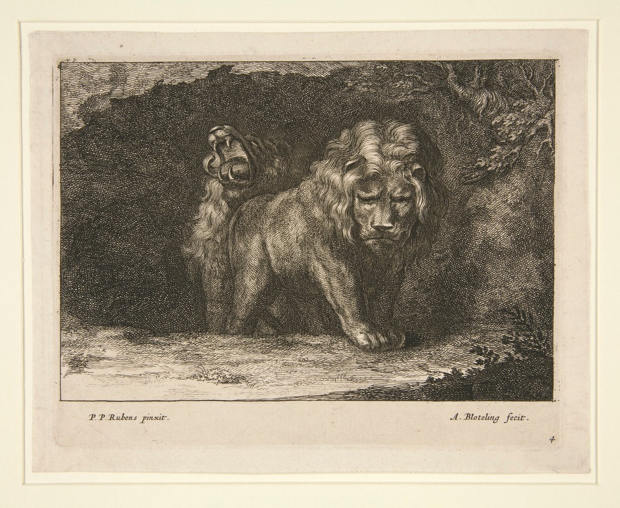 Löwen von Abraham Blooteling