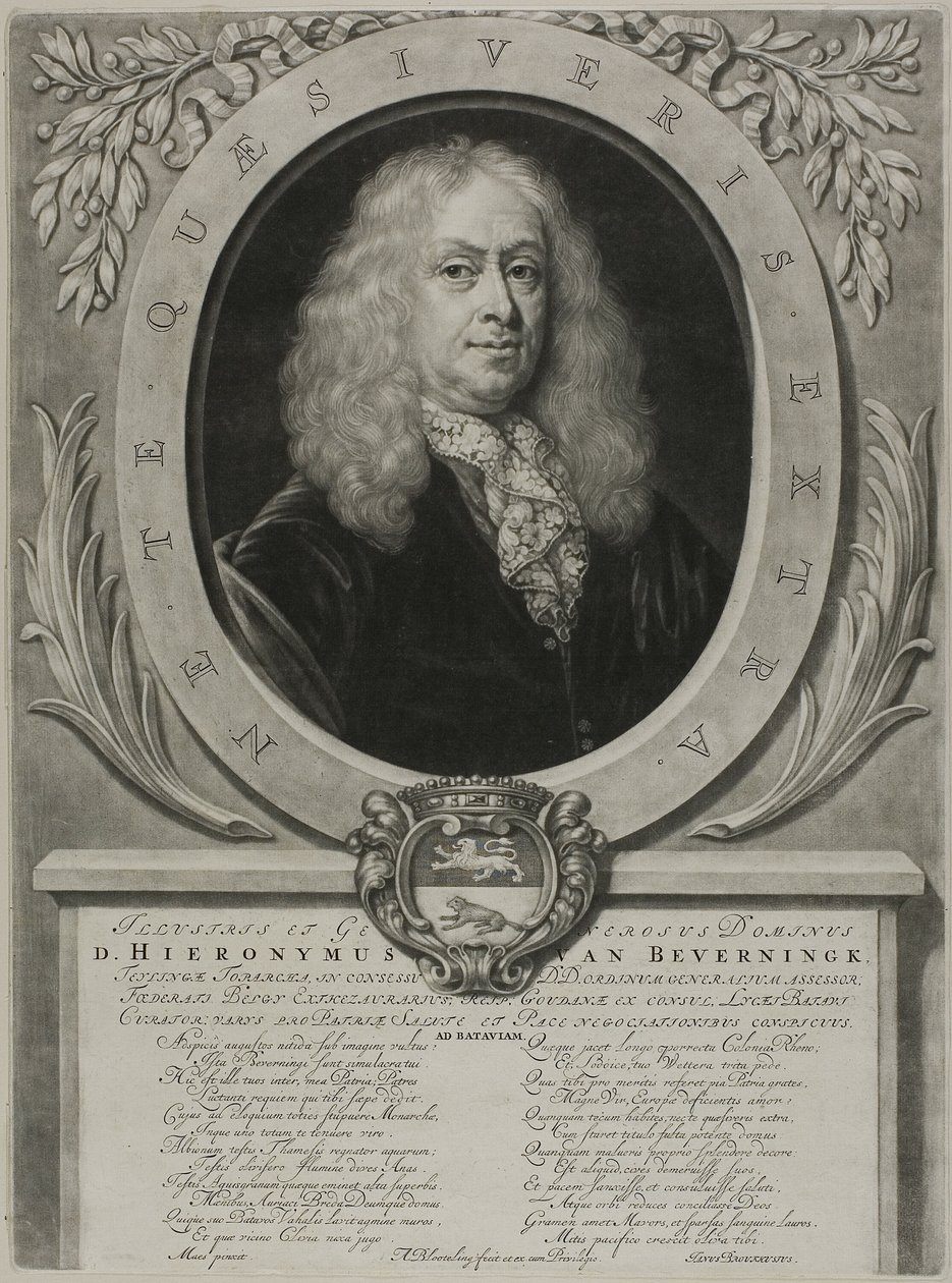 Porträt von D. Hieronymus van Beverningk von Abraham Blooteling