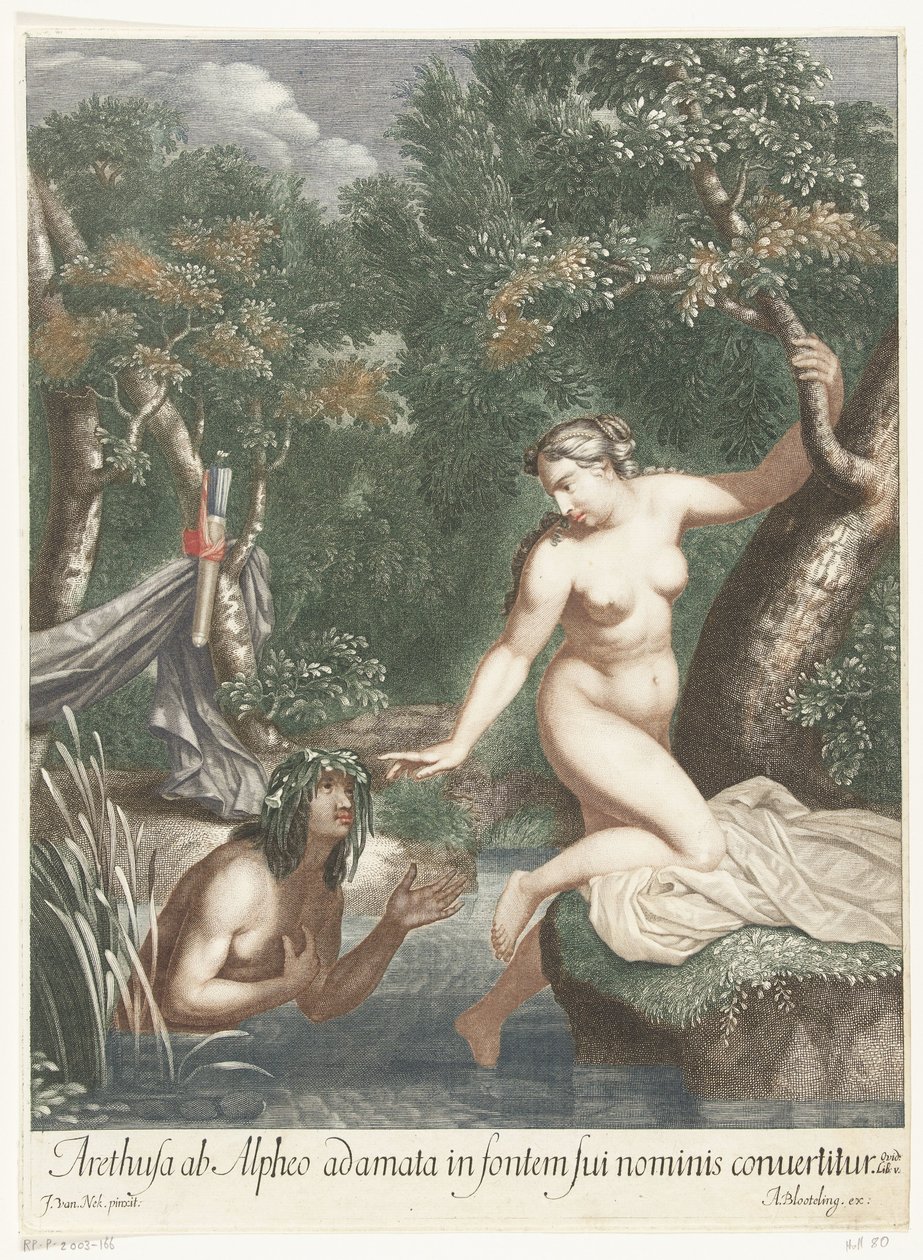 Alpheus und Arethusa von Abraham Bloteling