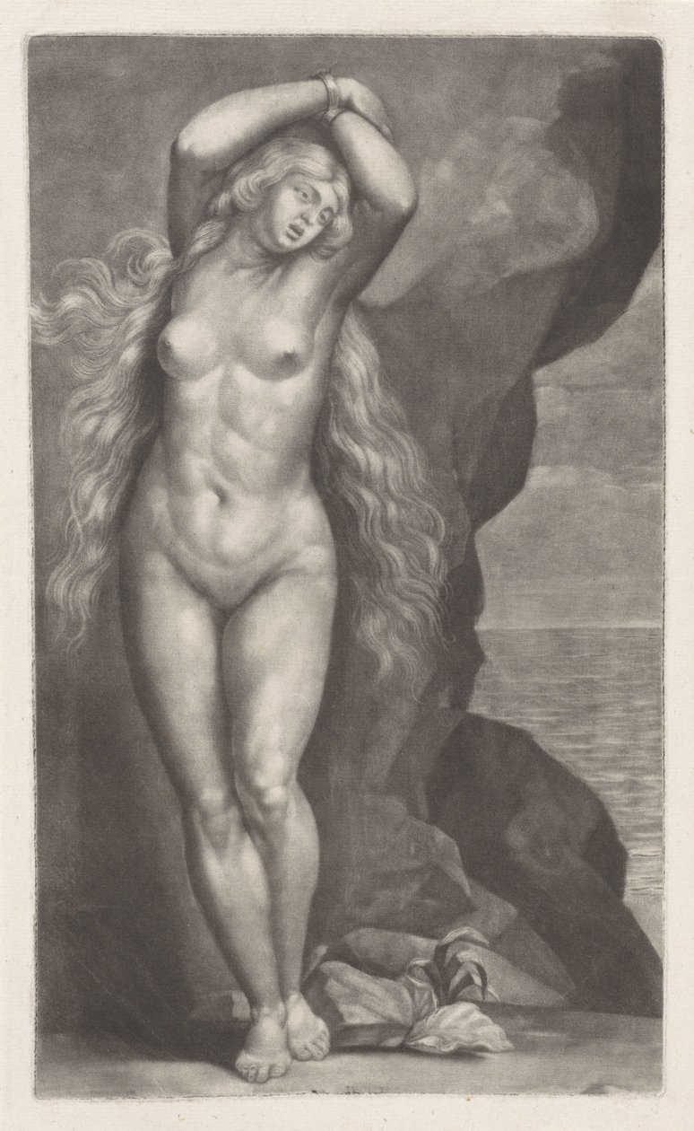 Andromeda an den Felsen gekettet von Abraham Bloteling