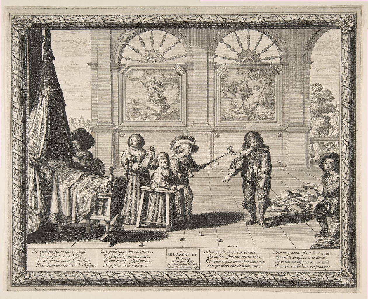 Kindheit, 1636 von Abraham Bosse