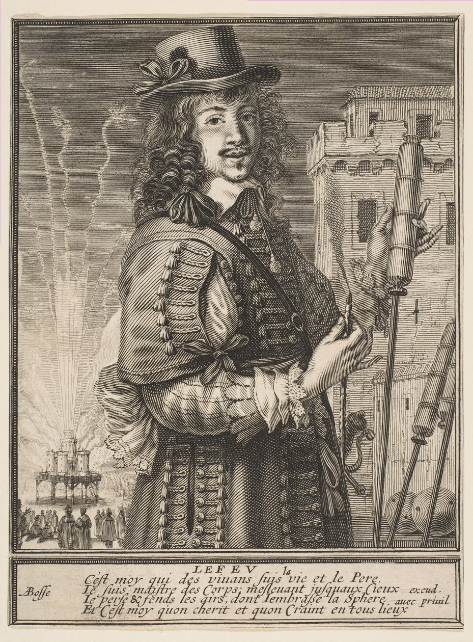 Feuer, ca. 1630 von Abraham Bosse