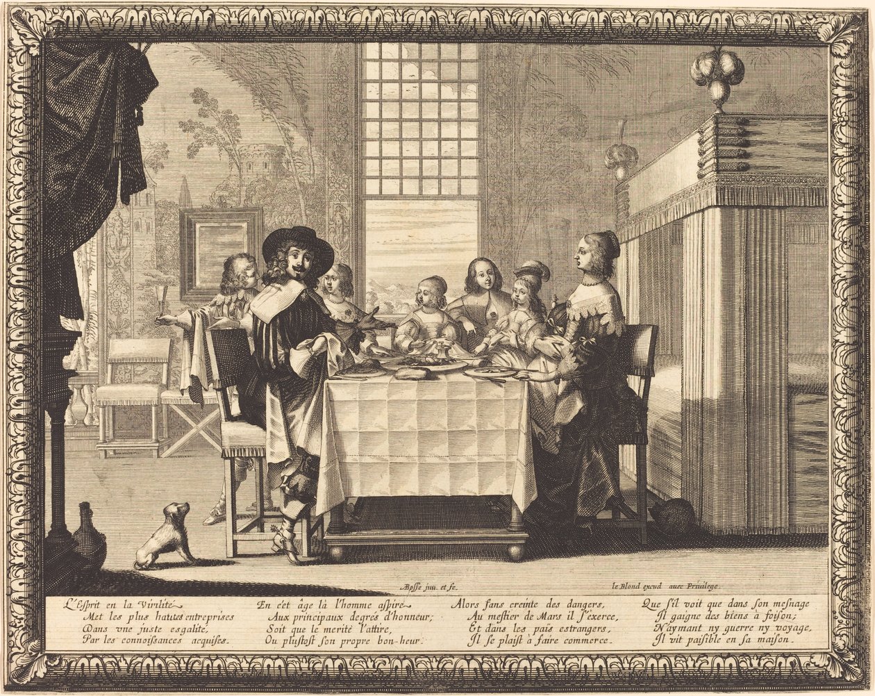 Männlichkeit von Abraham Bosse