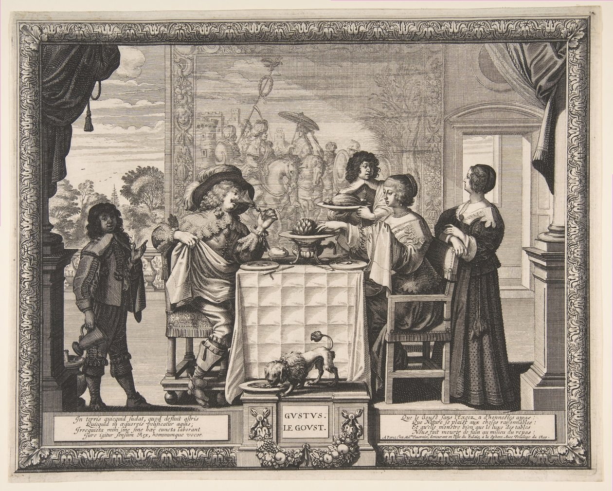 Geschmack, 1635-38 von Abraham Bosse