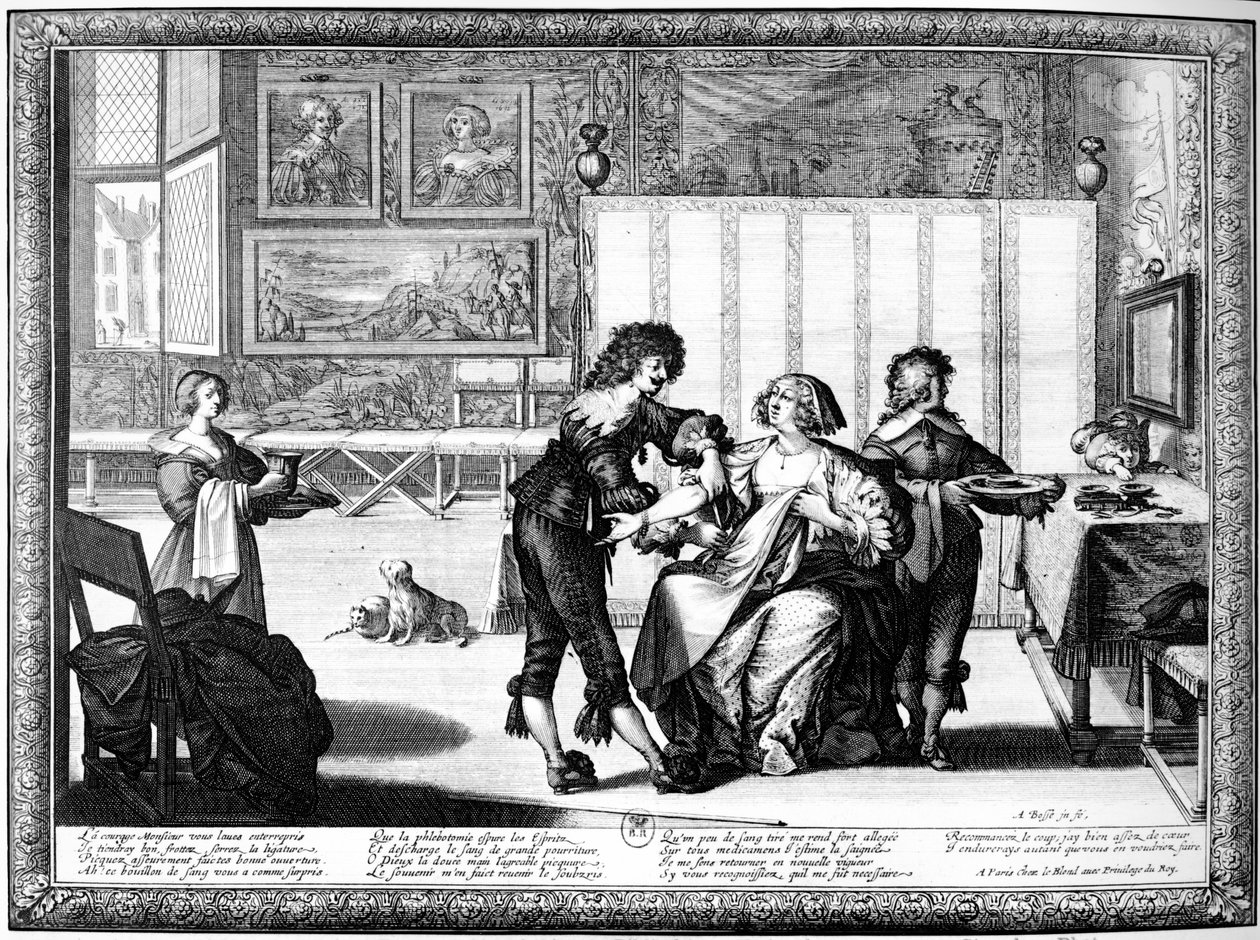Der Aderlass von Abraham Bosse