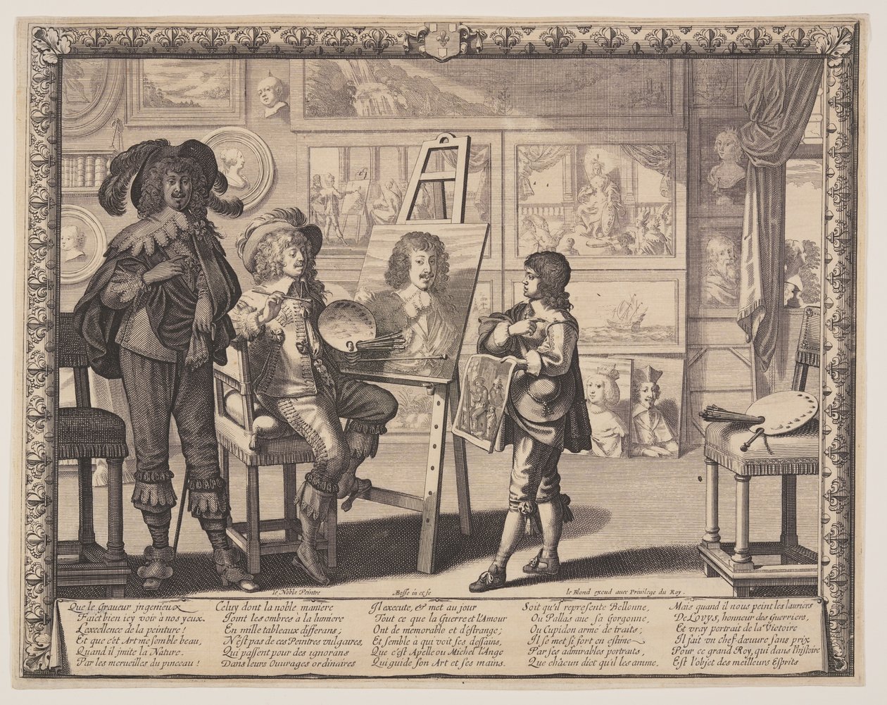Der edle Maler von Abraham Bosse