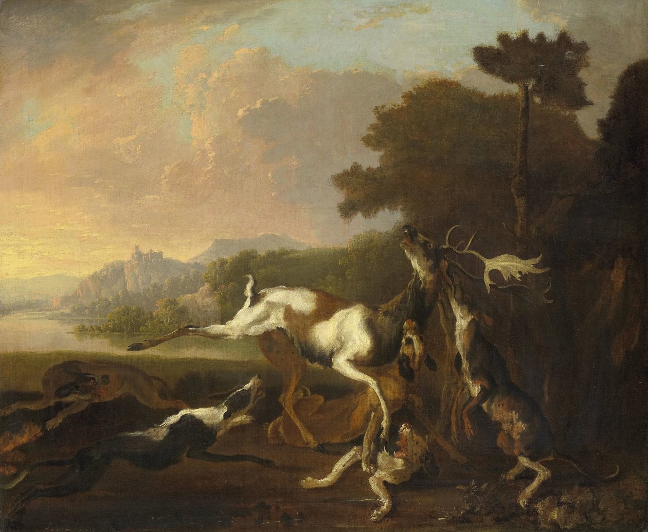 Die Hirschjagd von Abraham Danielsz. Hondius