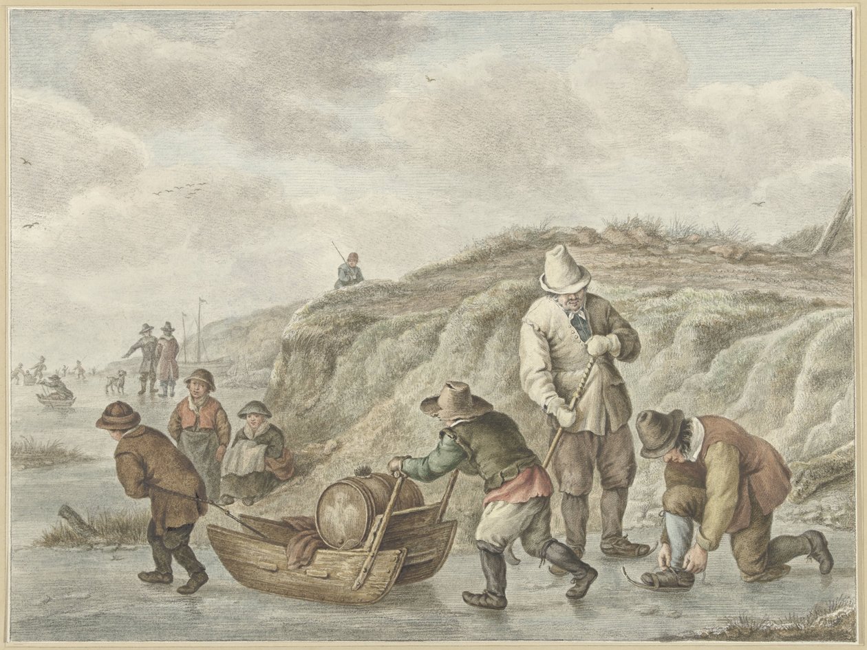 Eisvergnügen von Abraham Delfos
