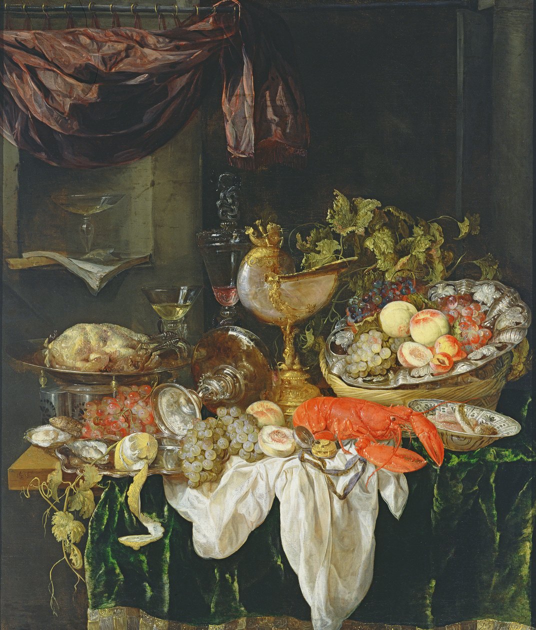 Stillleben mit Früchten von Abraham Hendricksz van Beyeren