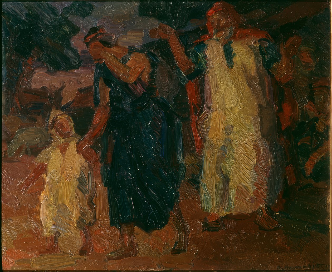 Die Verstoßung der Hagar von Abraham Hermanjat