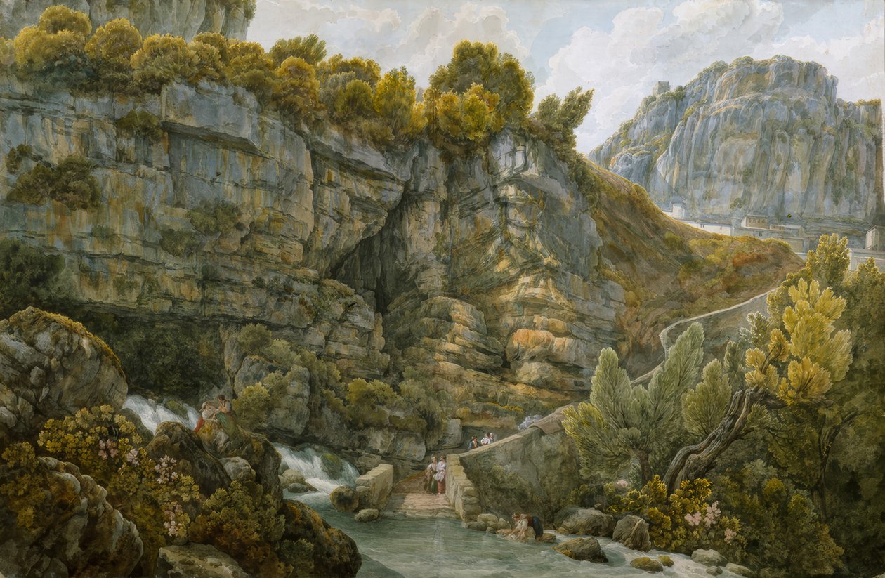 Die Quellen des Velino von Abraham Louis Rodolphe Ducros