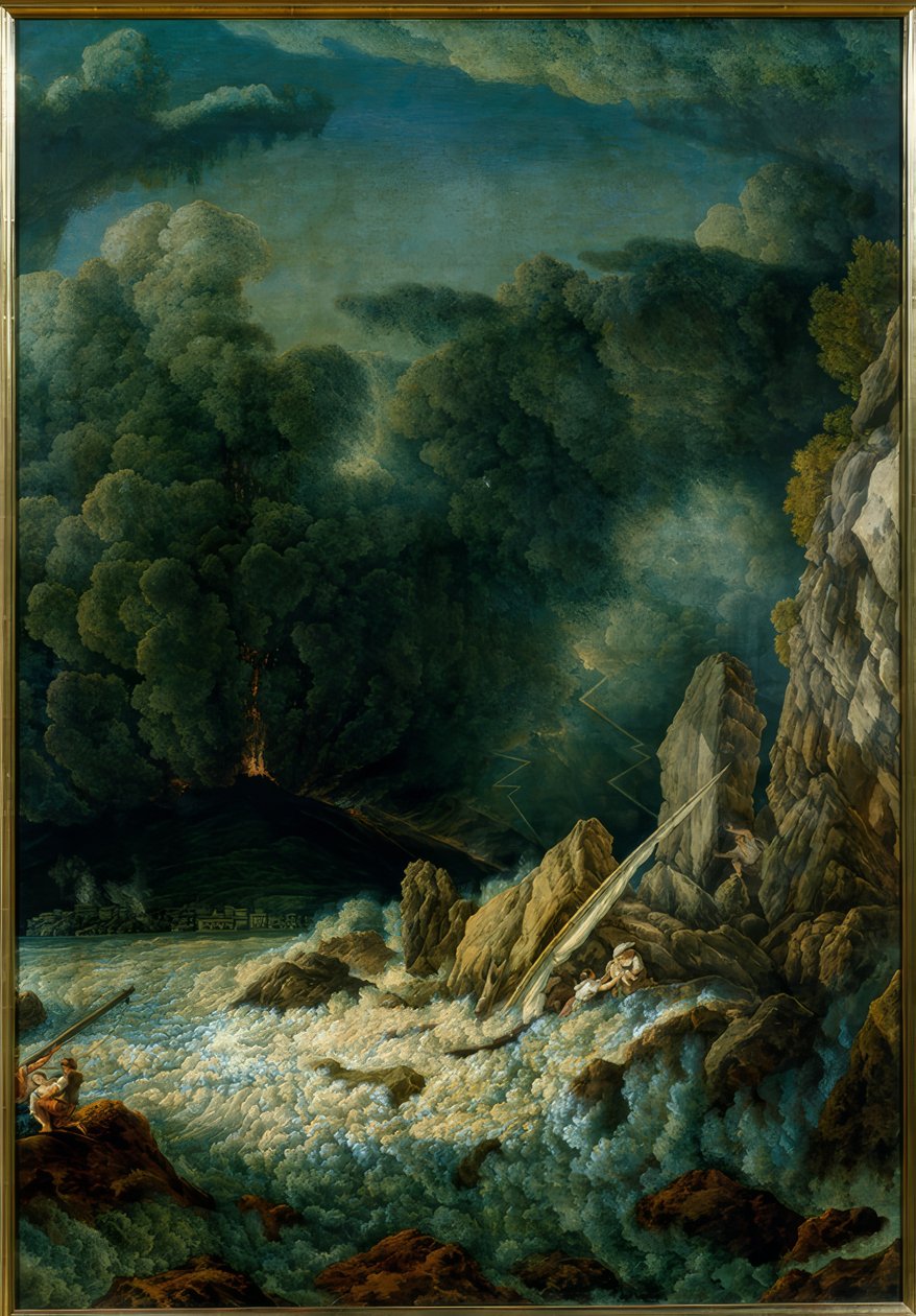 Vesuvausbruch von Abraham Louis Rodolphe Ducros