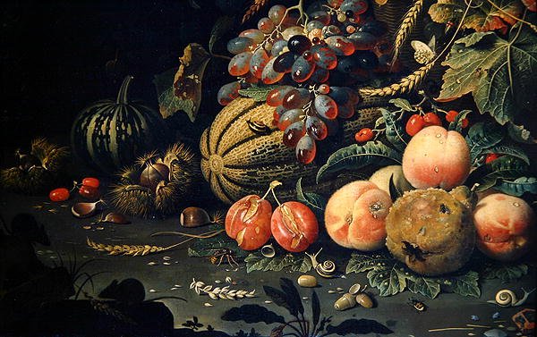 Früchte (Detail) von Abraham Mignon