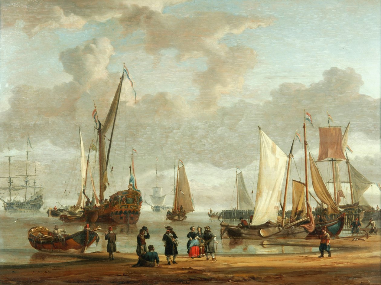 Küstenlandschaft von Abraham Storck