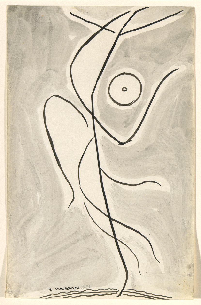 Tanzabstraktion: Isadora Duncan von Abraham Walkowitz