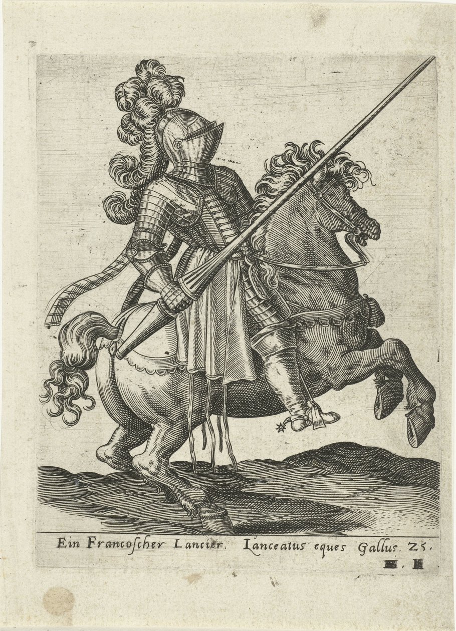 Französischer Lanzenreiter von Abraham de Bruyn (attributed to)