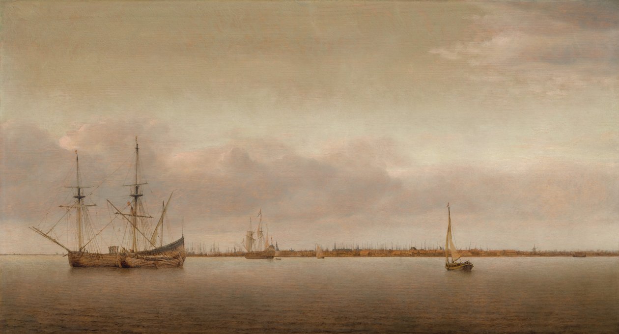 Ansicht von Hoorn, um 1650 von Abraham de Verwer