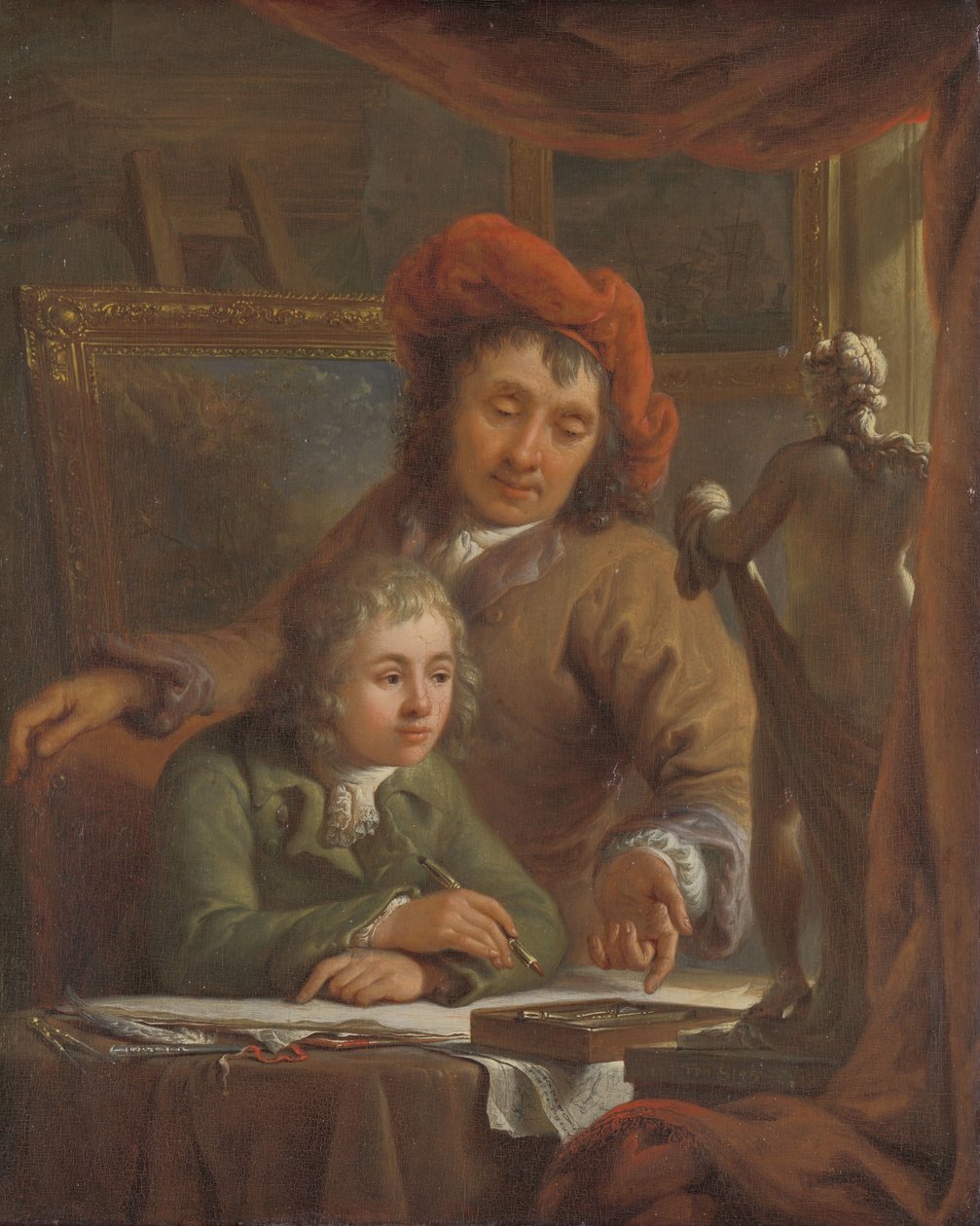 Die Zeichenstunde von Abraham van Strij (I)